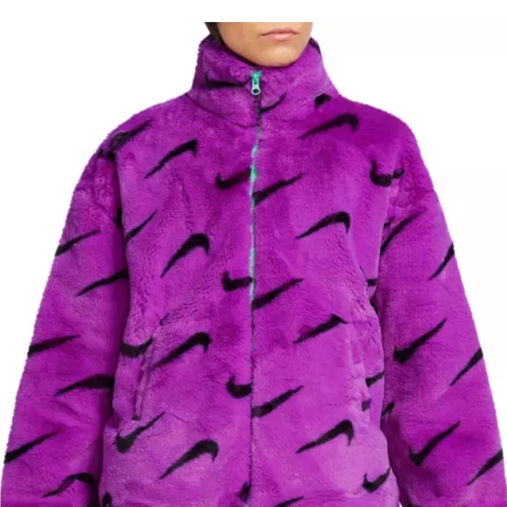 Nike Sportswear Plush Women's Printed Faux Fur Jacket